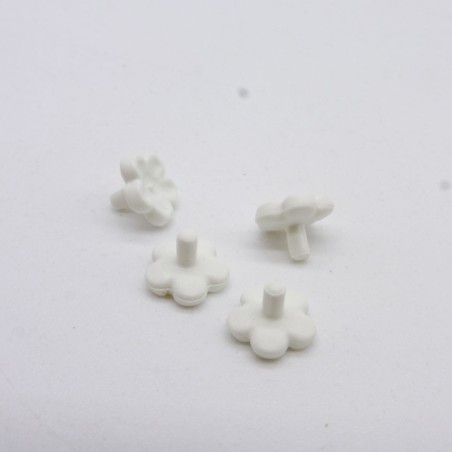 Playmobil 39511 Lot de 4 Petites Décorations Fleur Blanche 6850 9158 71002 70450 70381