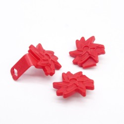 Playmobil 39512 Lot de 3 Barettes Rouges pour Cheval 5656 6198