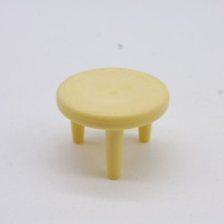 Playmobil 39528 Petit Tabouret Rond Jaune Paille