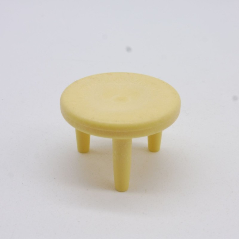 Playmobil 39528 Petit Tabouret Rond Jaune Paille