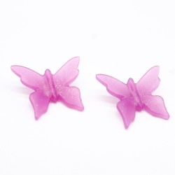 Playmobil 39557 Lot de 2 Papillons Rose Foncé