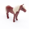 Playmobil 39576 Poney Marron et Blanc