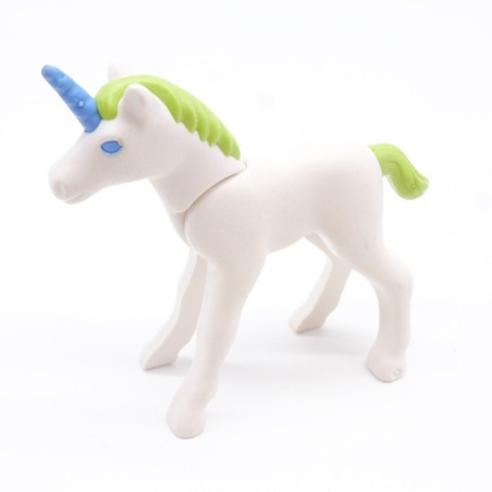 Playmobil 39579 Bébé Licorne Blanche et Verte