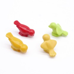 Playmobil 39589 Lot de 4 Oiseaux