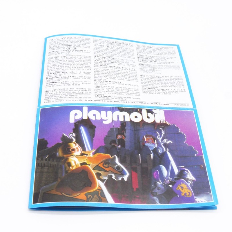 Playmobil 39599 Petit Catalogue Chevaliers 1993 Bon état