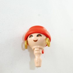 Playmobil 19082 Playmobil Head Hair Pirate Red Earrings Ears