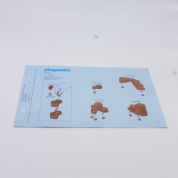 Playmobil 39662 Notice Originale 3878 état correct Trace de Pliage