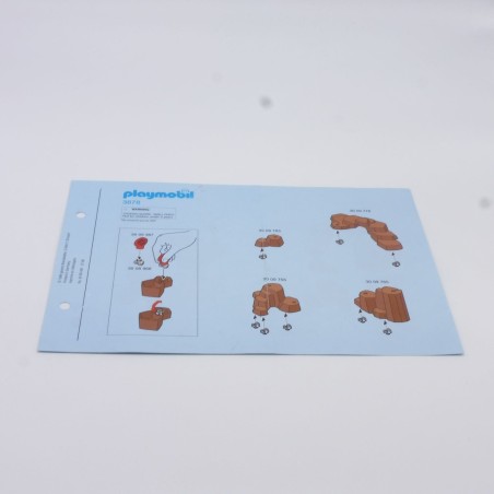 Playmobil 39662 Notice Originale 3878 état correct Trace de Pliage