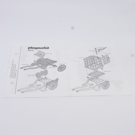 Playmobil 39670 Notice Originale 3674 Bon état