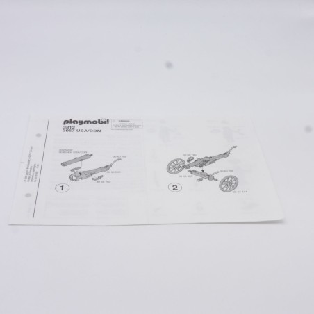 Playmobil 39672 Notice Originale 3812 état Correct