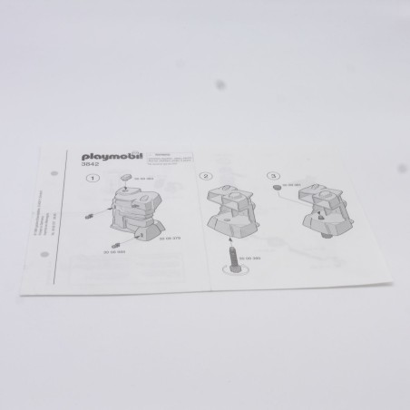 Playmobil 39674 Notice Originale 3842 Bon état