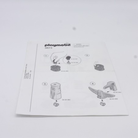 Playmobil 39681 Notice Originale 3873 état moyen