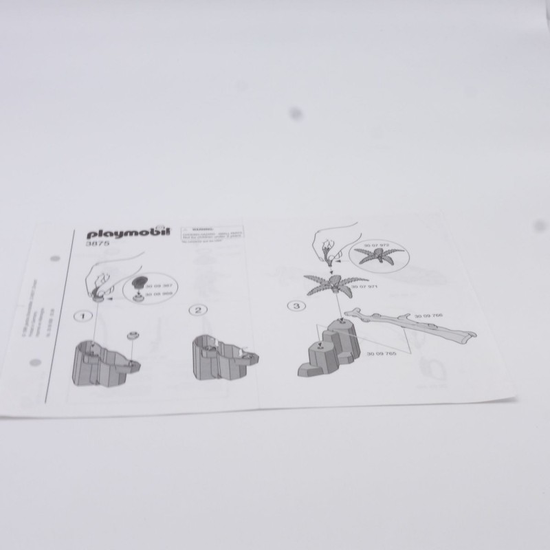 Playmobil 39683 Notice Originale 3875 état Correct