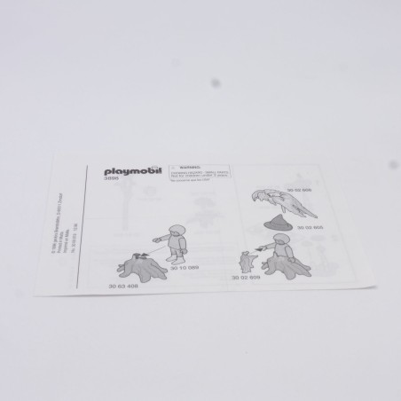 Playmobil 39687 Notice Originale 3898 état Correct