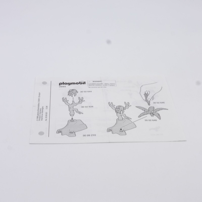 Playmobil 39689 Notice Originale 3944 état Correct