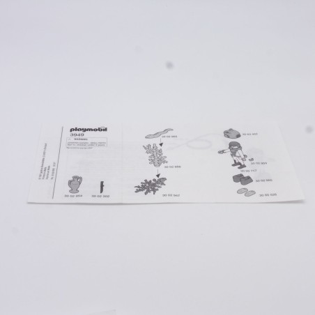 Playmobil 39691 Notice Originale 3949 état moyen