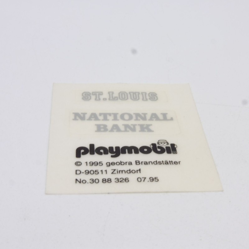 Playmobil 39696 Autocollant Original Coffre Banque 3803 3814 4072 4399