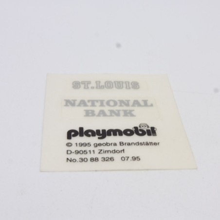 Playmobil 39696 Autocollant Original Coffre Banque 3803 3814 4072 4399