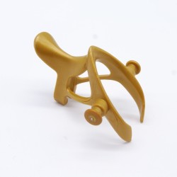 Playmobil 20072 Selle Dorée avec Attache Chariot Cheval 1ere ou 2eme Génération
