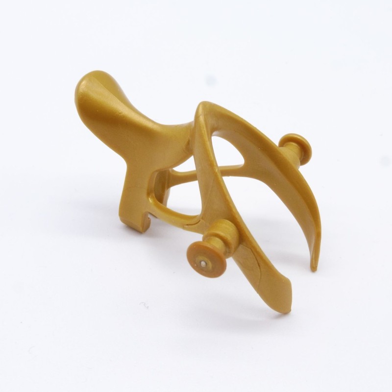 Playmobil 20072 Selle Dorée avec Attache Chariot Cheval 1ere ou 2eme Génération