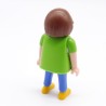 Playmobil 39720 Femme Moderne Blanc et Bleu Gilet Vert Chaussures jaunes