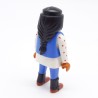 Playmobil 39721 Femme Hispanique Cavalière Blanc et Bleu avec Gilet Bleu