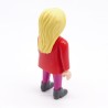 Playmobil 39727 Femme Moderne Rouge et Rose Bottines Grises Pull de noel