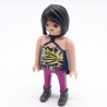Playmobil 39729 Femme Rose Bleu Jaune Bottines Grises Rock Star