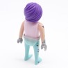 Playmobil 39734 Femme Fée Bleue Cheveux Violets Gants Argents 70299