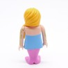 Playmobil 39738 Femme Sirène Bleu et Rose Cheveux Jaunes 9355