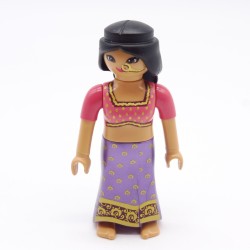 Playmobil 39745 Femme Hindoue Violet Rose Série 21