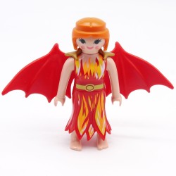 Playmobil 39754 Femme Fée Dragon Rouge avec ailes rouges Série 15
