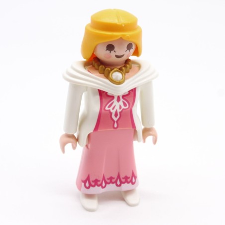 Playmobil 39766 Femme Princesse Rose et Blanche Collier Doré 4165