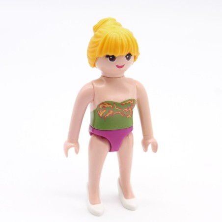 Playmobil 39768 Femme Sous Vêtements Vert et Violet Corps Fin 70383