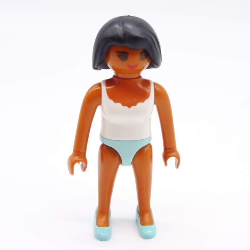 Playmobil 39770 Femme Hispanique Sous Vêtements blancs et bleus Corps Fin 5487