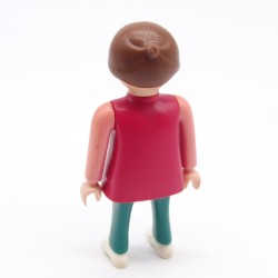 Playmobil 39775 Femme Moderne Rose et Vert Queue de cheval cassée