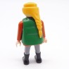 Playmobil 39779 Femme Gris et Orange Gilet Vert Zoo