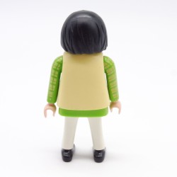 Playmobil 39780 Femme Vert Jaune et Blanc Gilet Jaune