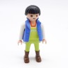 Playmobil 39781 Femme Vert Blanc Bottes Marron Gilet Bleu