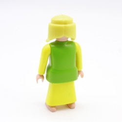 Playmobil 39783 Femme Fée Jaune Fluo Vert Robe Feuilles Pieds nus 3896 7463
