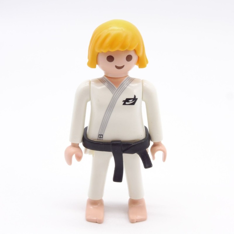 Playmobil 39784 Femme Judoka Kimono Blanc Ceinture Noire 5194