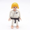 Playmobil 39784 Femme Judoka Kimono Blanc Ceinture Noire 5194