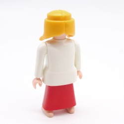 Playmobil 39790 Femme Robe Rouge et Blanche Pieds Nus