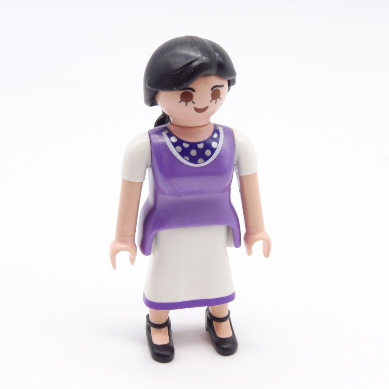 Playmobil 39797 Femme Robe Violet et Blanc MILKA 70164