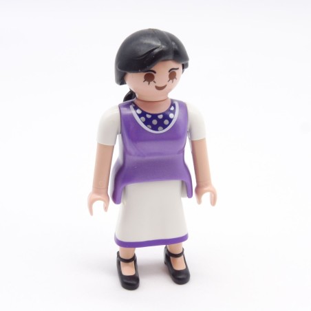 Playmobil 39797 Femme Robe Violet et Blanc MILKA 70164