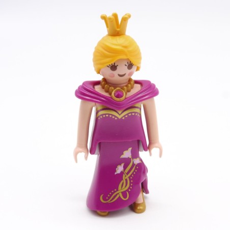Playmobil 39798 Femme Reine Robe Violette Couronne Chaussures Dorées 6856