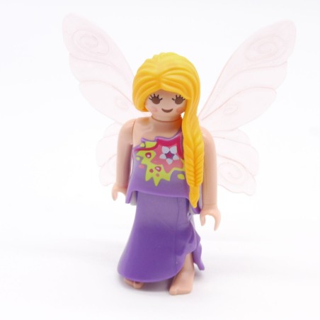 Playmobil 39800 Femme Fée Violette Pieds Nus Ailes Roses QUICK
