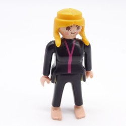 Playmobil 39803 Femme Moderne en Tenue de Plongée Noire et Rose 3772