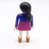 Playmobil 39806 Femme Moderne Bleu Violet Blanc Bottines Marrons