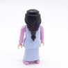 Playmobil 39807 Femme Robe Bleue rose et Argent Chaussures Roses